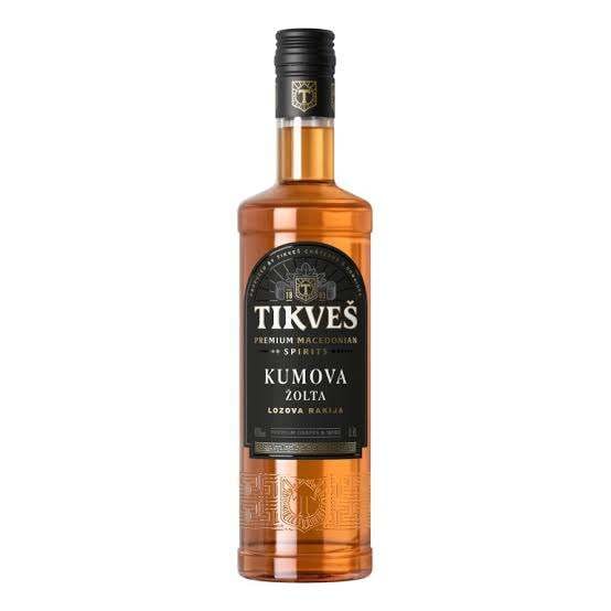 TIKVES KUMOVA ZOLTA LOZOVA RAKIJA 1L
